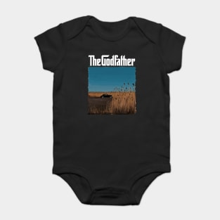 The Godfather Illustration with title / take the cannoli! Baby Bodysuit